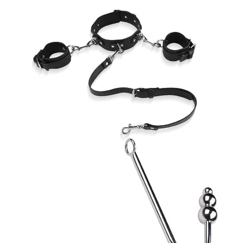 Beaded 5334 with Cuffs and Elegant Hook Collar Anal 0402